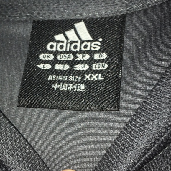 Adidas Shirt Orange And Gray Jersey Men - Picture 5 of 8